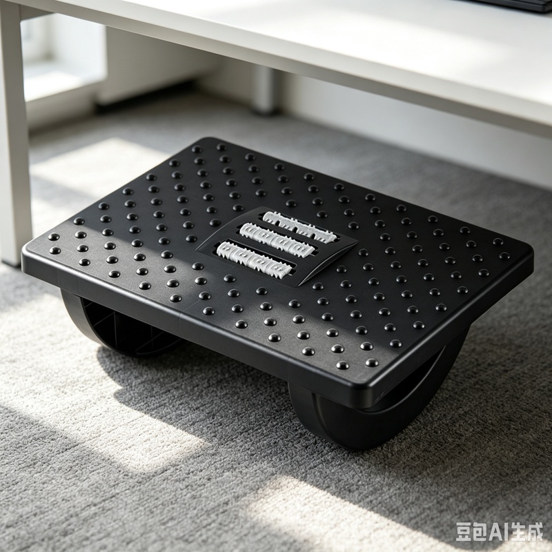 Footrest Under Desk - Ergonomische schommelvoetensteun voor onder het bureau,
