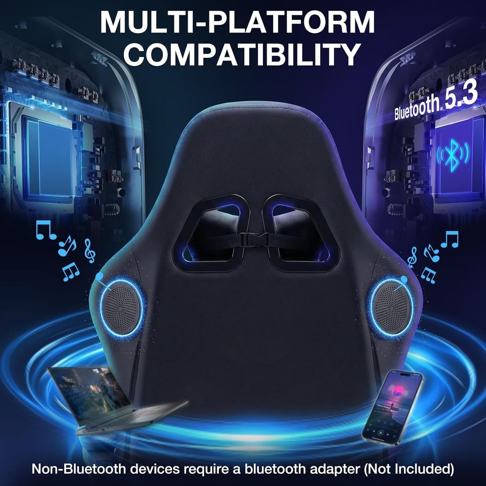 RGB-gamingstoel met Bluetooth- - Video Gaming & Esports Usd Acc recensie en prijs