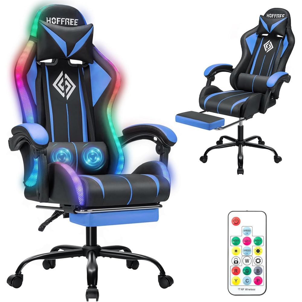 LED-gamingstoel met massage RG - Video Gaming & Esports Usd Acc recensie en prijs